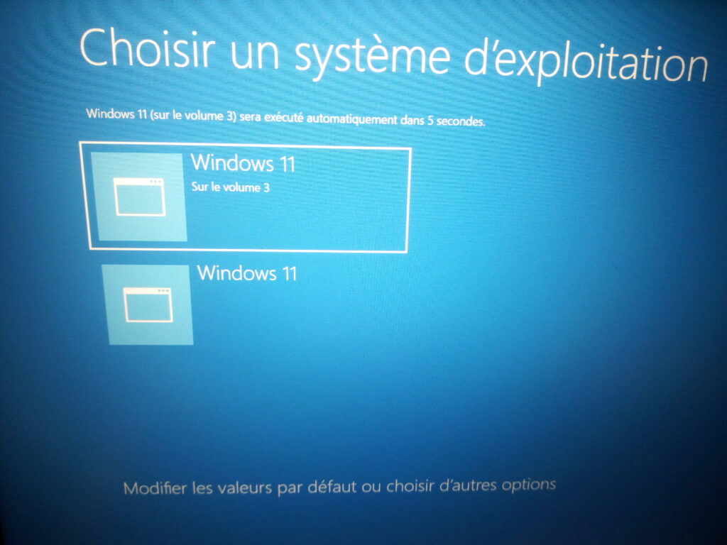 trop d'entré windows