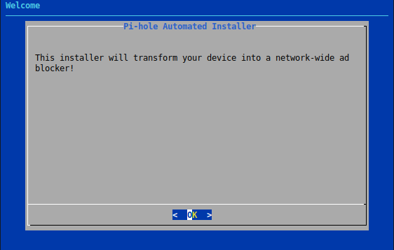 welcome installer